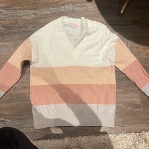 NEVER WORN Pink Lilly color block sweater